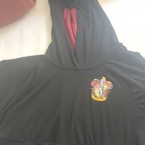 Torrid Black Gryffindor Long Sleeve Dress